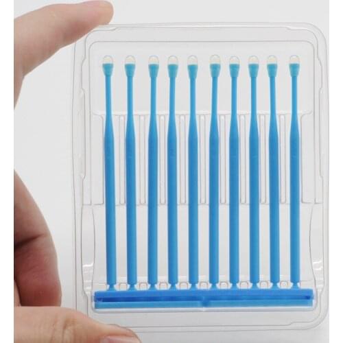 200/Pcs Dental Oral Care Brush Disposable Micro Applicators Brushes Durable Dentist Lab Instrument Tools Blue