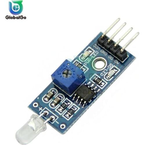 3.3V-5V 4PIN LM393 Light Sensor Switch Module Digital Photosensitive Diode Detection Switch Board Photodiode Module for Arduino