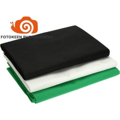 3*6M/10x20ft Photography Studio Non-woven cloth fabric Backdrop Background Chromakey Screen 3Colors Black White Green(optional)