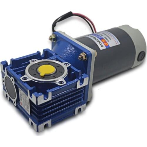 5D60GN-RV30 DC12V/24V 60W 1800rpm DC gear motor worm gear gearbox high torque gear motor / output shaft diameter 14mm