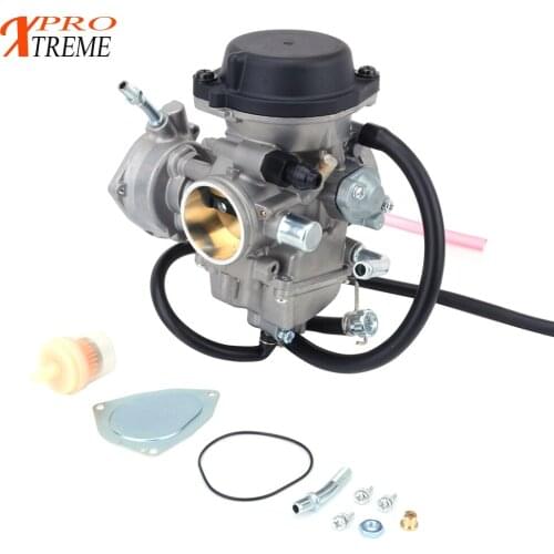 Motocross Aluminum Carburetor Throttle Base Cover Inline Fuel Filter Set For KAWASAKI KFX400 KFX 400 2004 2005 2006