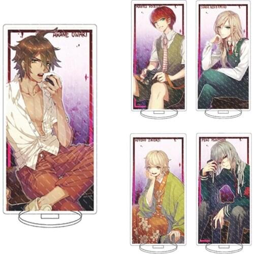 Danganronpa Anime Figure Transparent Acrylic Figurine Trigger Happy Havoc Acrylic Stand Model Plate Desk Decor Stand Up Gifts