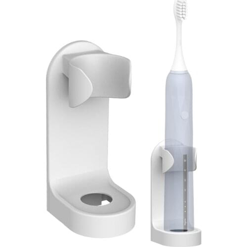 Electric Toothbrush Holder Traceless Toothbrush Stand Rack Wall-Mounted Bathroom Electric Toothbrush Holder