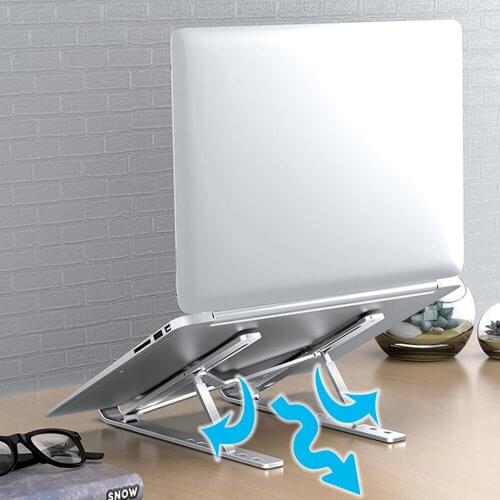 Laptop Holder Notebook Foldable Aluminium Alloy Laptop Stand Bracket Laptop Holder for MacBook Air Pro