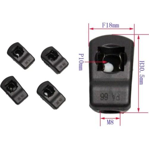 4pcs Gas Struts Spring Lift Supports Damper Replacement Shocks Connector Bracket for Hyundai for Toyota for Nissan M8