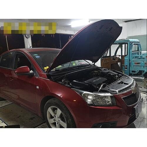 For Chevrolet lacetti Cruze J300 2008-2016 Front Bonnet Hood Modify Gas Struts Carbon Fiber Spring Damper Lift Support Absorber