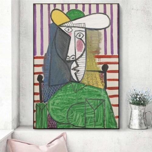 Picasso Guernica Famous Oil Painting Reproductions on The Wall Canvas Posters and Prints Abstract Art Picture for Living Room