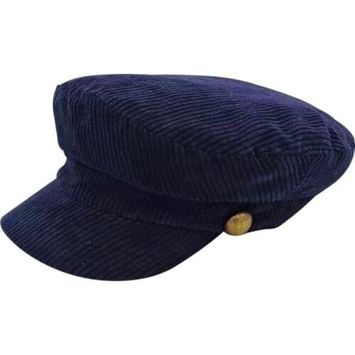 New Unisex Blue Flat Navy Hat Cap Women Men Fashion Berets Hot Sale Street Style Beret Caps Brand Hats Newspaper Caps