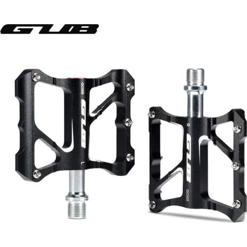 GUB Aluminium Alloy CNC MTB Mountain Road Bike Pedals Anti-slip Bicycle Cycling Pedals Seal Du+Bearing Bicycle Pedals Bike Parts