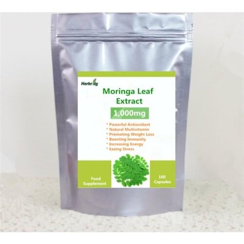 Moringa Leaf Powder 10000 mg 100 caps /Powerful Antioxidant/Boosting Immunity/Easing Stress