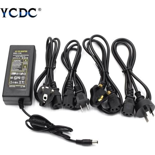 Practical Supply Adapter 100-240V AC to DC Power Supply Charger Transformer Adapter 12V Power Supply Adapter US/EU/UK/AU Plug