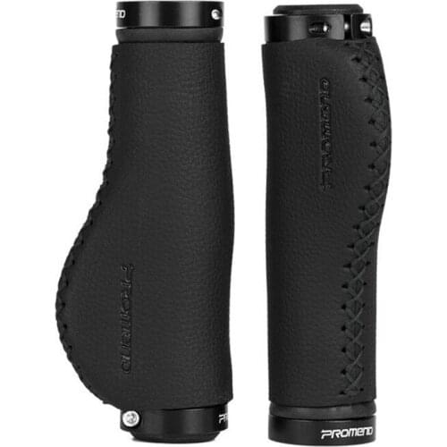 PROMEND 2 PCS Bike Handlebar Grips, Ergonomic Design Non-Slip Microfiber Leather Bicycle Grip