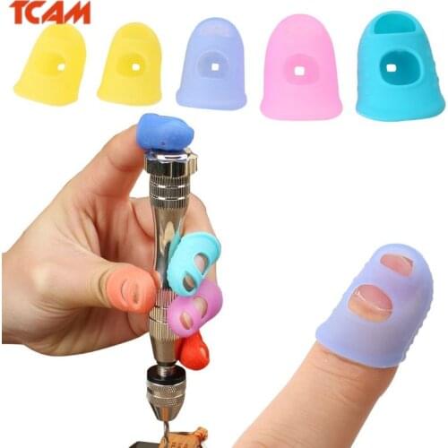 Finger Insulation Silicone Sleeve Case Cover Fingertip Anti-Slip Thermal Protection 3D Printing Pen dropshipping