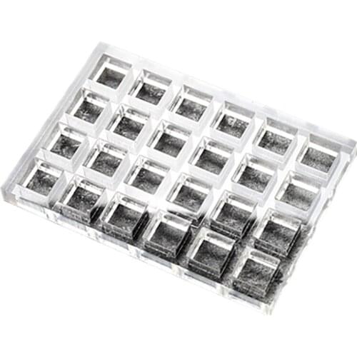 24 Key Acrylic Switch Tester for Cherry Mx Switches for Gateron Zealio for Kailh Box Switches Shaft 24 Axis (4X6)