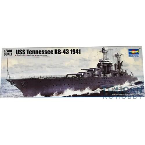 Trumpeter 05781 1/700 USS Battleship BB-43 Tennessee 1941 Destroyer Static Model TH06855-SMT6
