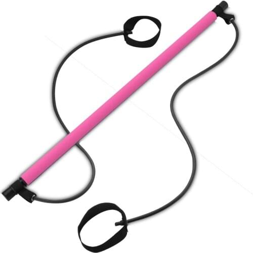 Exercise Bar Pilates Stick Bar Kit Sport Pilates Bar Resistance Band Exercise Home Workout Stick Fitness Yoga