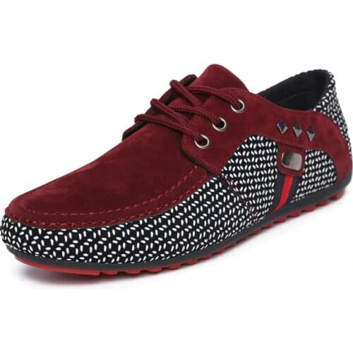 Rivet Men Flats Light Breathable Shoes Shallow Casual Shoes 46 Men Loafers Moccasins Man Sneakers Peas Zapatos Hombre Boat Shoes