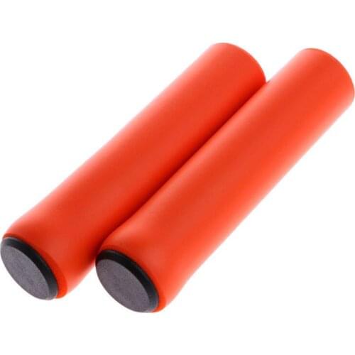 1Pair Silicone Cycling Bicycle Grips Outdoor MTB Mountain Bike Handlebar Grips Cover Anti-slip Strong Support Grips Bike Part