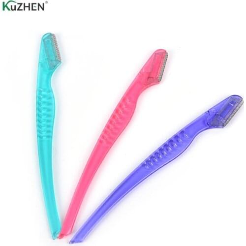 3pcs/lot Face Care Mini Eyebrow Trimmer Shaving Razor Blades Eyebrow Makeup Tools