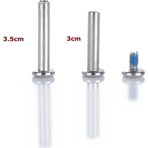 30mm / 35mm Kids Inline Skates Children Skate Shoes Skating Bolt Screw Nails for Brake Block Skating Wheel Axle Rodas