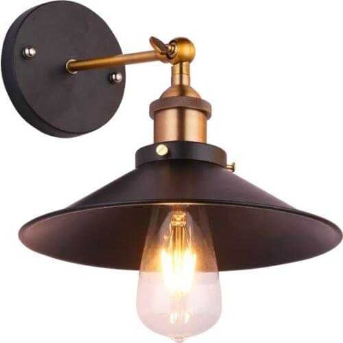 American style retro wall lamp individuality creativity loft industrial wind Cafe Restaurant clothing iron lantern wall lamp