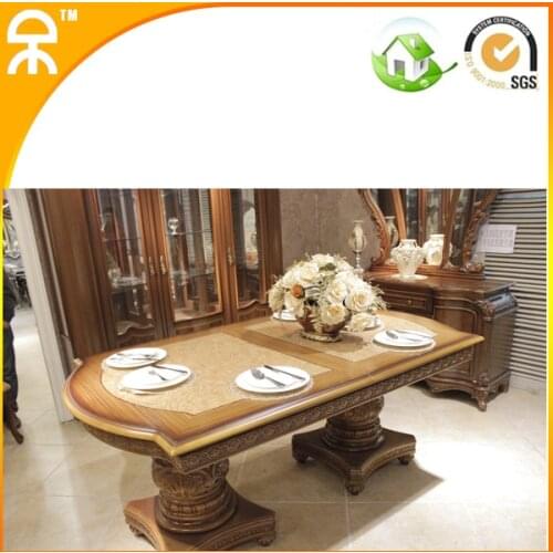 Big rectangle luxury Dining set for big family (1+6 chair )