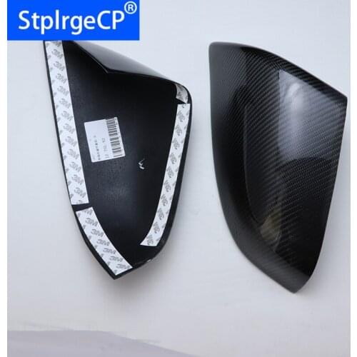 100% Real Carbon Fiber Shell sport style Side Mirror Cover Cap for Tesla model X 90D P90D 75D 100D 2016 2017 car styling