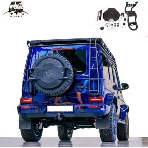 W464 tire carrier fit for G-class W463A 2018-2020year 4x4 cover with bracket with 5 holes