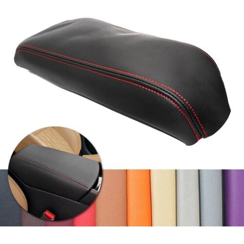 For Nissan Maxima 2016 2017 2018 2019 Car Styling Interior Center Console Armrest Panel Microfiber Leather Cover