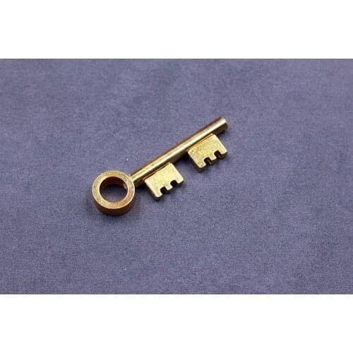 Moving Golden Key -Close Up Psychic Kinetics Magic Tricks magia magie toys retail and wholesale props gimmicks