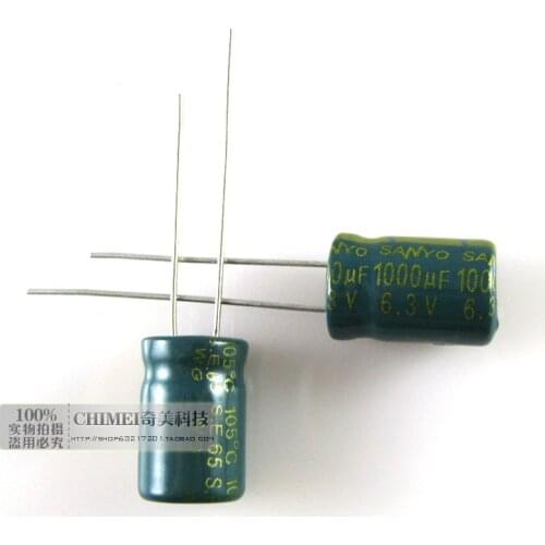 Electrolytic Capacitor 1000UF 6.3V Volume 8X12MM 8 * 12mm Capacitor