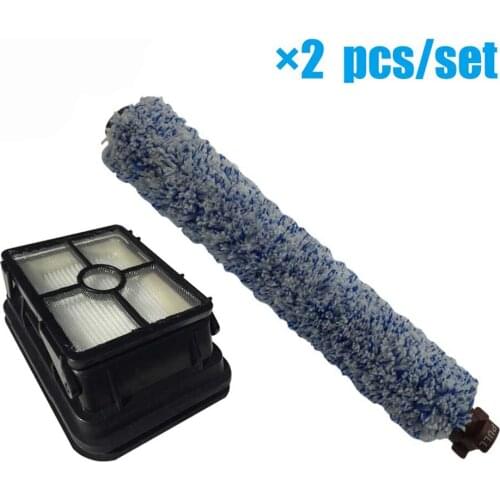 2pcs/Set Brushroll & HEPA Filter for Bissell CrossWave 1785 17852 17858 1785A 1785W Series Vacuum Cleaner Wood Floors Filters