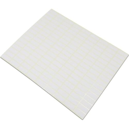 DHL White Blank Sealing Sticker Many Different Sizes Square Design Kraft Paper Self-Adhesive DIY Gift Mark Note Office School