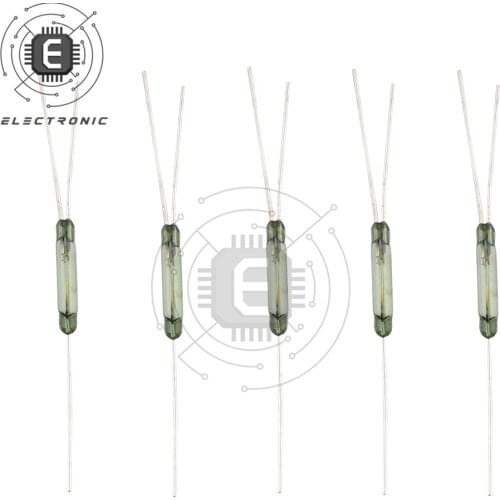 10PCS Reed Switch 3-pin 2.5X14MM Magnetic Switch Normally Open Magnetic Induction Switch