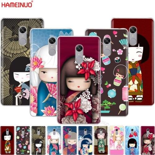 HAMEINUO kawaii Japanese Kokeshi Doll Cover phone Case for Xiaomi redmi 5 4 1 1s 2 3 3s pro PLUS redmi note 4 4X 4A 5A