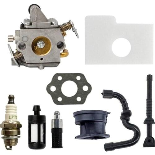 Carburetor Kit for Zama C1Q-S57 Fit Stihl 017 018 MS170 MS180 Chainsaw Engine Parts 11301200603 Filter Fuel Spark Plug