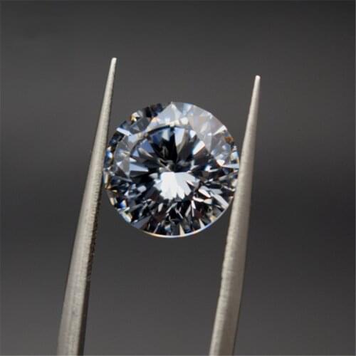 Grade AAA Cubic Zirconia Round Diamond Cut Gem Brilliant Cut Cubic Zirconia 10 Hearts and 10 Arrows Multiple Size to Choose C04Z