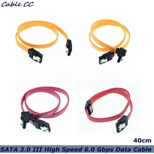 Ecosin2 computer cable and connector SATA 3.0 III SATA3 6Gb / s SSD hard drive data direct / right angle cable Oct14 best price