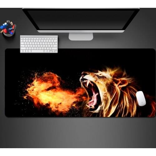 Animal Lion Spitfire Mouse Pad Game Exclusive Game Mat Computer Player Like High Quality Mouse Pad Office Computer Desk Mouspad
