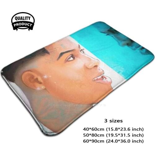 Never Broke Again Head Above Water Comfortable Door Mat Rug Carpet Foot Pad Rap Hip Hop Music Artist Positive Celebrity