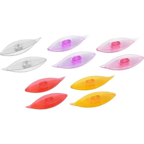 LMDZ 2Pcs Plastic Lace Tatting Shuttle Hand Art Manual Tools for Lace Making DIY Craft Kits Set Tatting Sewing Accessories