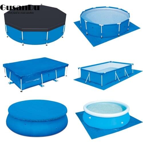 Swimming Pool Ground Mat High-quality UV-resistant Dust Cover Polyester Rainproof Swimming Pool Accessories Swimming Pool Cover