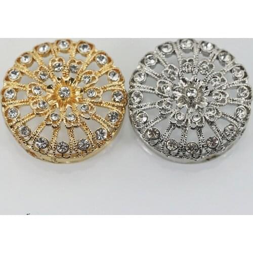 2017 New Luxury Big Rhinestone Zircon Jewelry Accessories African Jewelry Findings DIY Bead Making Connectors Components ABH565