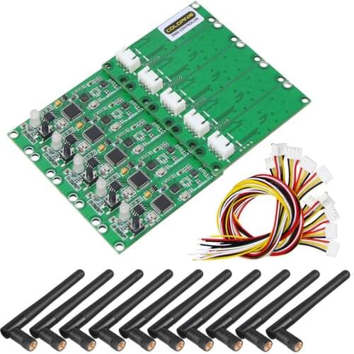 New Dmx512 Controller 10pcs Transmitter&Receiver 2 in 1 Wireless DMX512 Controller PCB Module Upgrade Stage Llighting