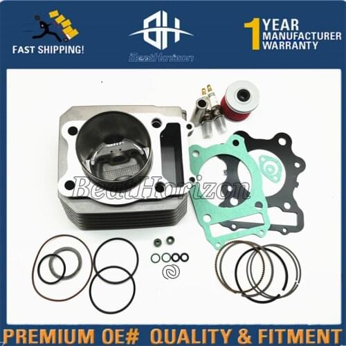 Cylinder Piston Gaskets Filter Spark Plug Kit for Honda TRX300 Fourtrax FW 1988-2000 12100-HC4-000 Motor Accessories