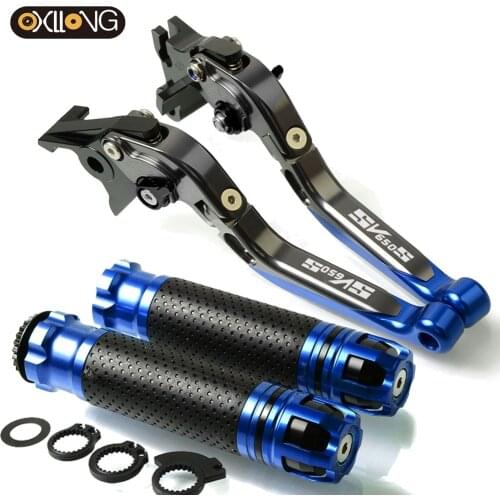 For SUZUKI SV 650 SV 650S SV650 SV650S KATANA 1999-2012 Motorcycle Brake Clutch Levers Handlebar grip Handle Hand Grips