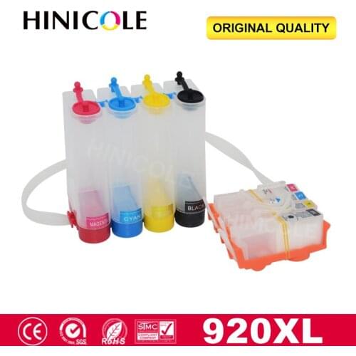 Hinicole Continuous Ink System For HP920 XL Officejet 6000 6500 6500 Wireless 6500A 7000 Printer