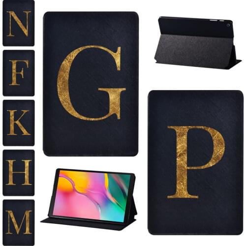 Tablet Folding Stand Case for Samsung Galaxy Tab A A6 10.1 /Tab A 9.7 /Tab A 10.1/Tab A 10.5/ Tab S5e PU Leather Letters Series