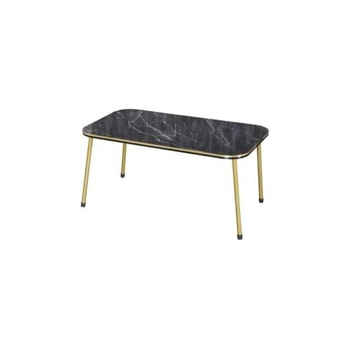 Modern Center table Bendir Kr Metal Foot Double Gold coffee tables table basse furniture living room table