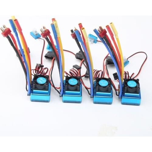 45A 60A 80A 120A Waterproof Brushless ESC Electric Speed Controller for HSP/HPI/DIY 1/8 1/10/1/12 RC Car Crawler RC Boat Part
